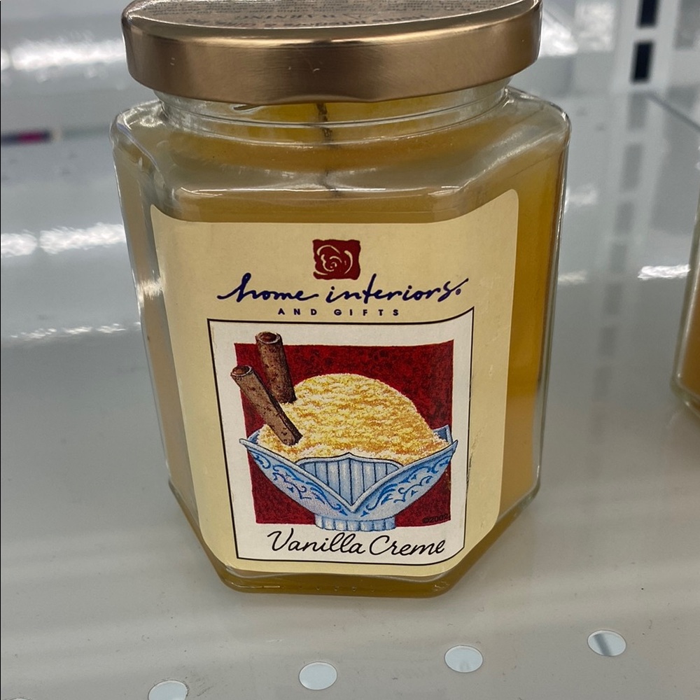 Vanilla Creme Candle by Home Interiors